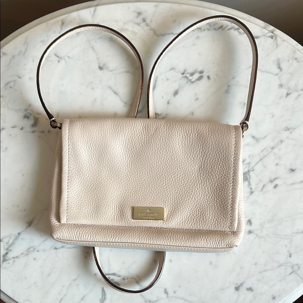 KATE SPADE Pink Crossbody Bag with Gold Hardware
